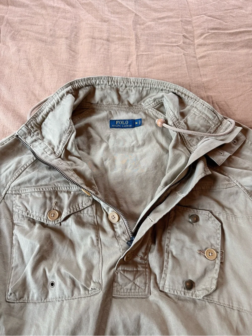 Ralph Lauren Sage Green Utility Anorak Jacket